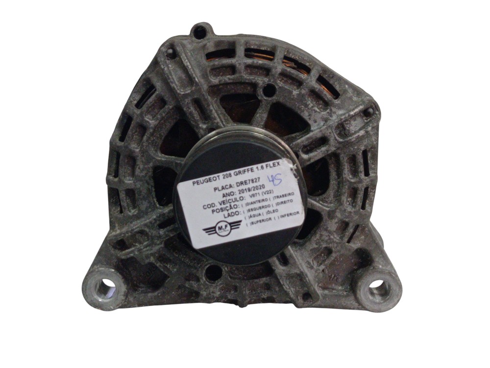Alternador Peugeot 208 Griffe 1.6 Aut 2020 2