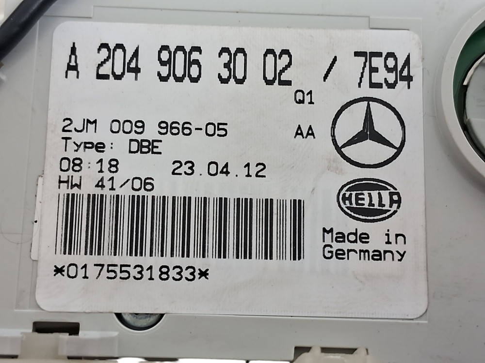 Luz Teto Mercedes C180 Classic 2012 9