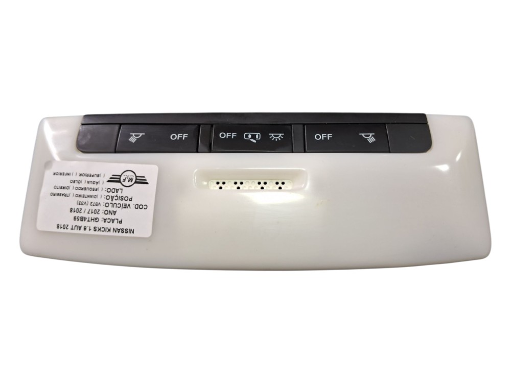 Luz Teto Nissan Kicks 1.6 Flex Automatico 2018