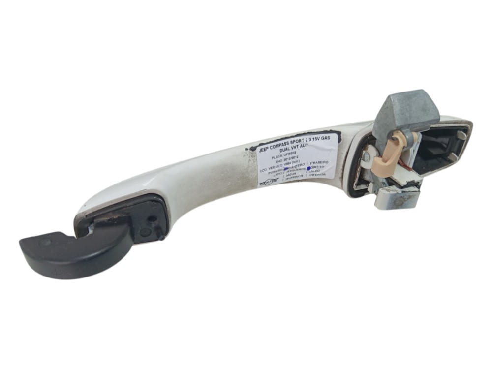 Maçaneta Externa Dianteira Direita Jeep Compass 2.0 2012 Branco Dianteira 6