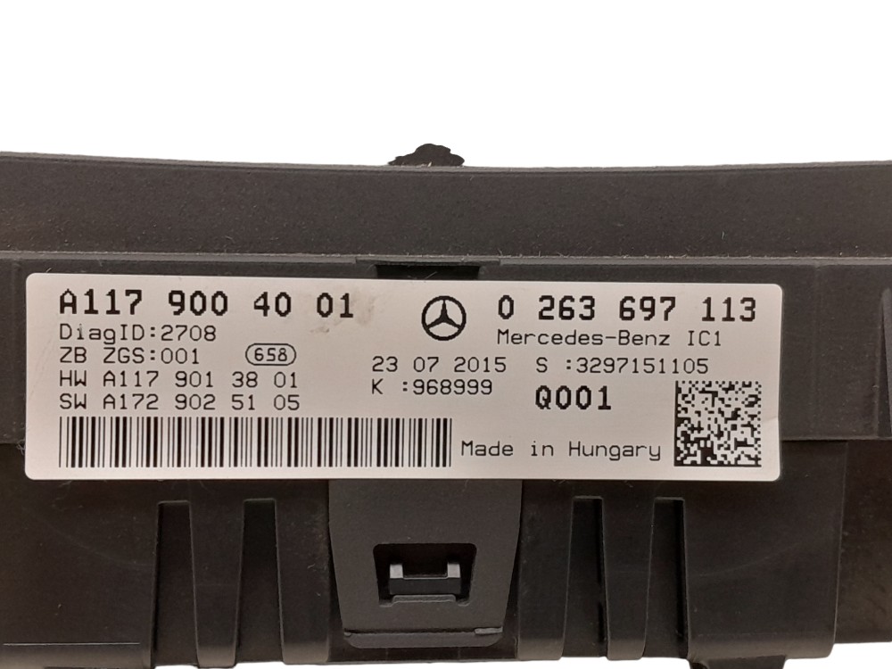 Painel Instrumentos Mercedes Cla 250 4m 2.0 16v Gas Aut 2015 7