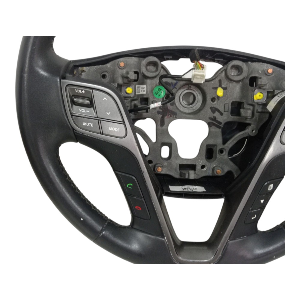 VOLANTE COM CONTROLE DE SOM HYUNDAI SANTA FE 2018 5