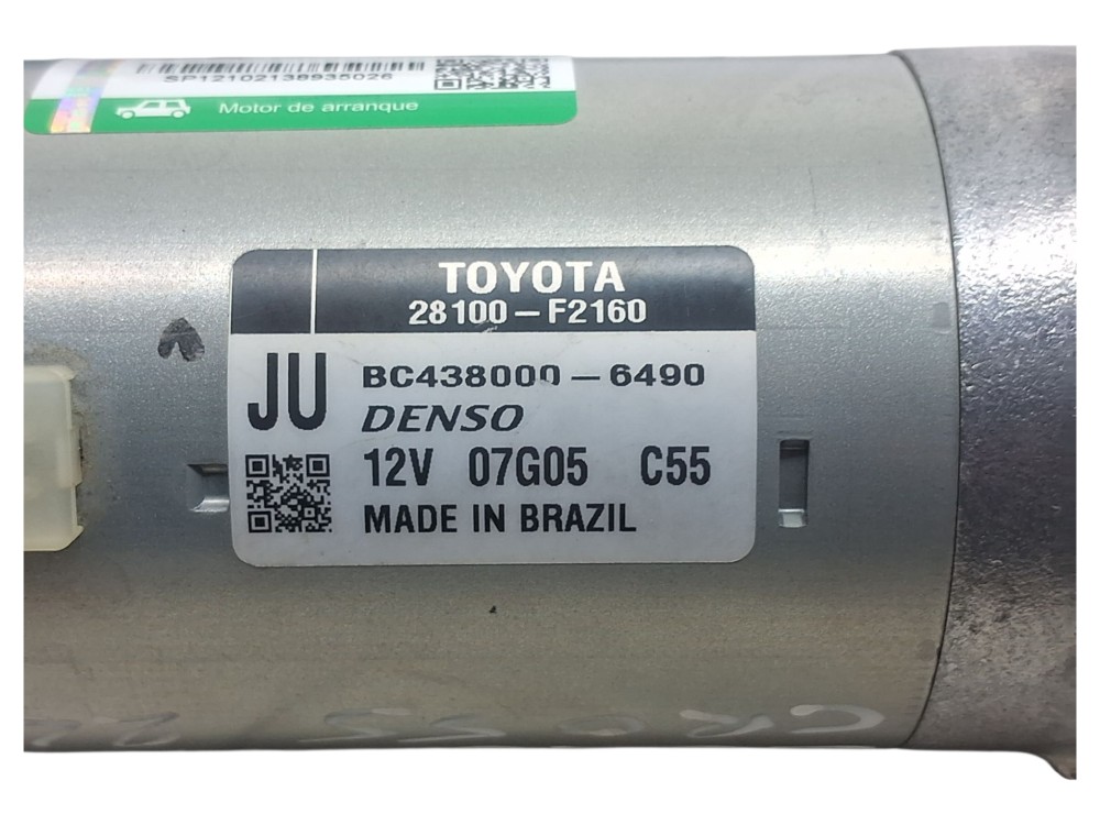Motor Arranque Toyota Corolla Cross Xre20 2.0 16v Flex 2024 7