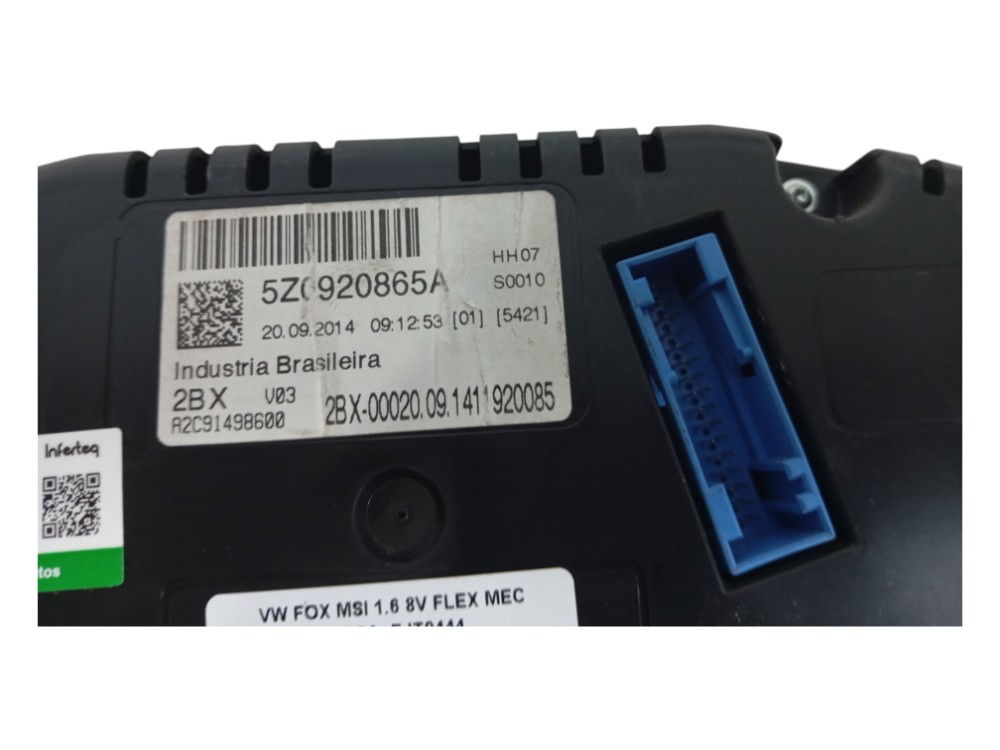 Kit Cold Code Volkswagen Fox Msi 1.6 8v Flex Mec 2015 5