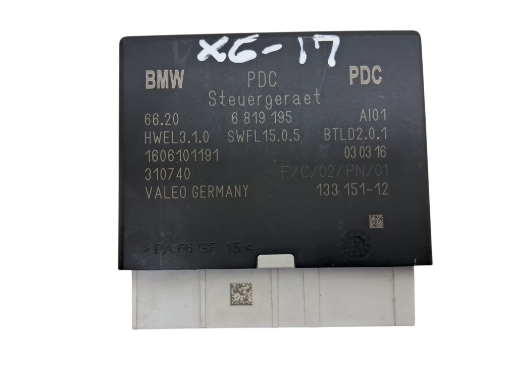 Modulo Pdc Estacionamento Bmw X6 Xdrive35i 2017 1