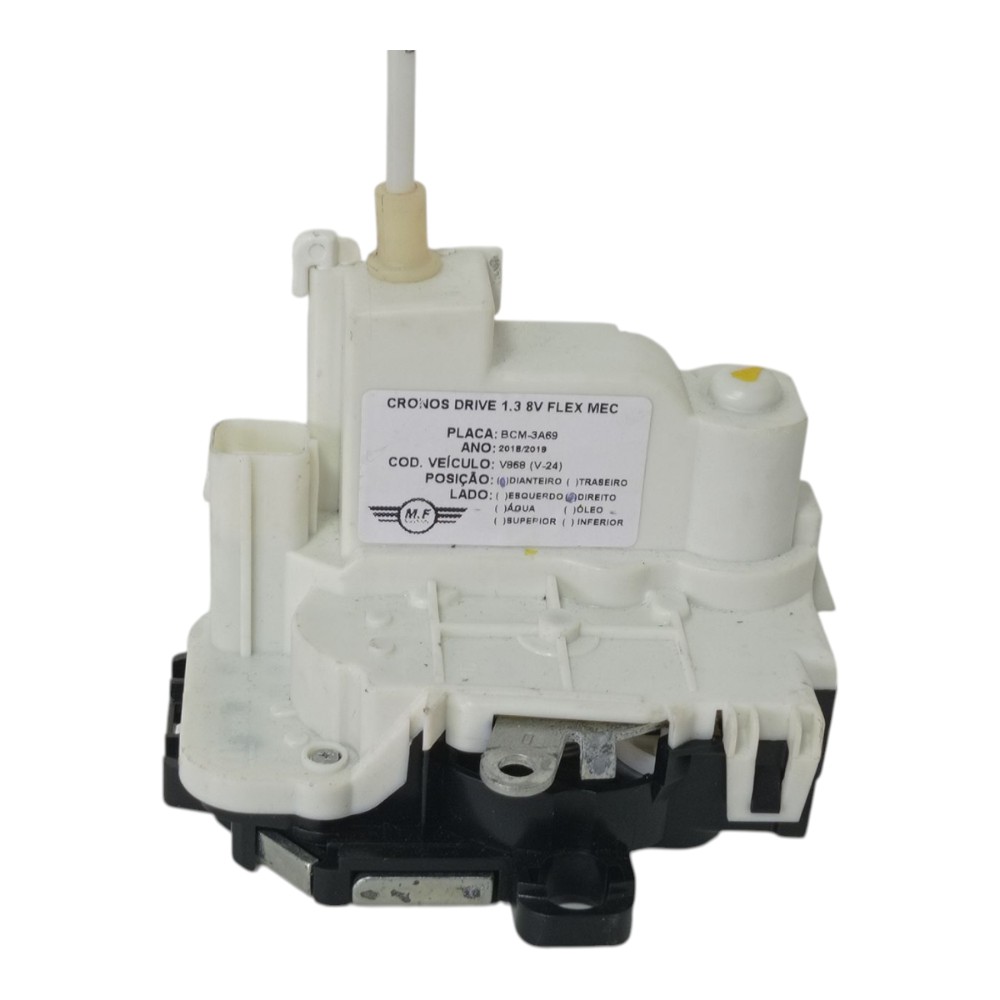 Fechadura Porta Dianteiro Direito Fiat Cronos 1.3 2019 4