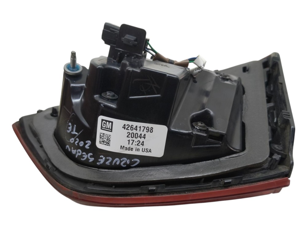 Lanterna Em Led Esq Tampa Tras Chevrolet Cruze Sedan 2020 Esquerdo/motorista Vermelho 3