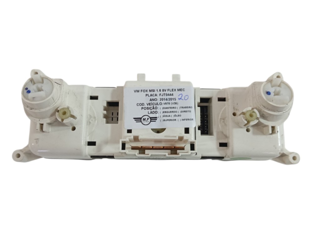 Comando Controle Ar Condicionado Volkswagen Fox 1.6 2015 6