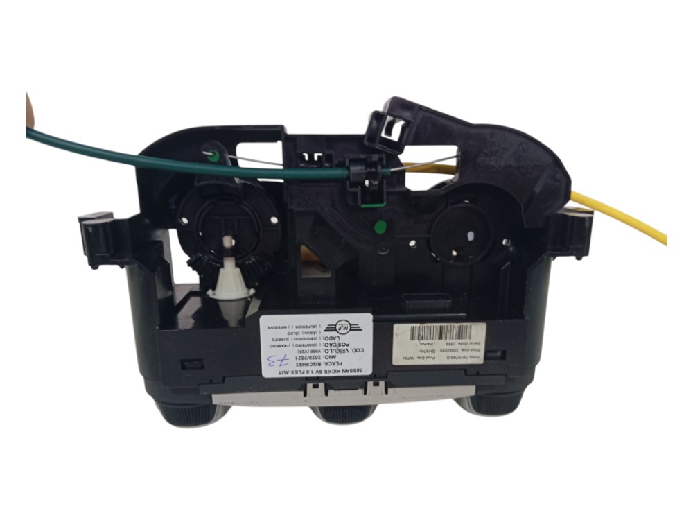 Controle Comando Ar Condicionado Nissan Kicks 1.6 Aut 2021 5