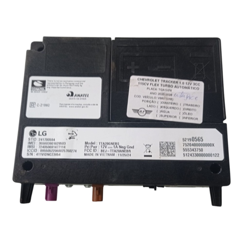 Módulo Interface Chevrolet Tracker Lt 1.0 Turbo Aut 2026