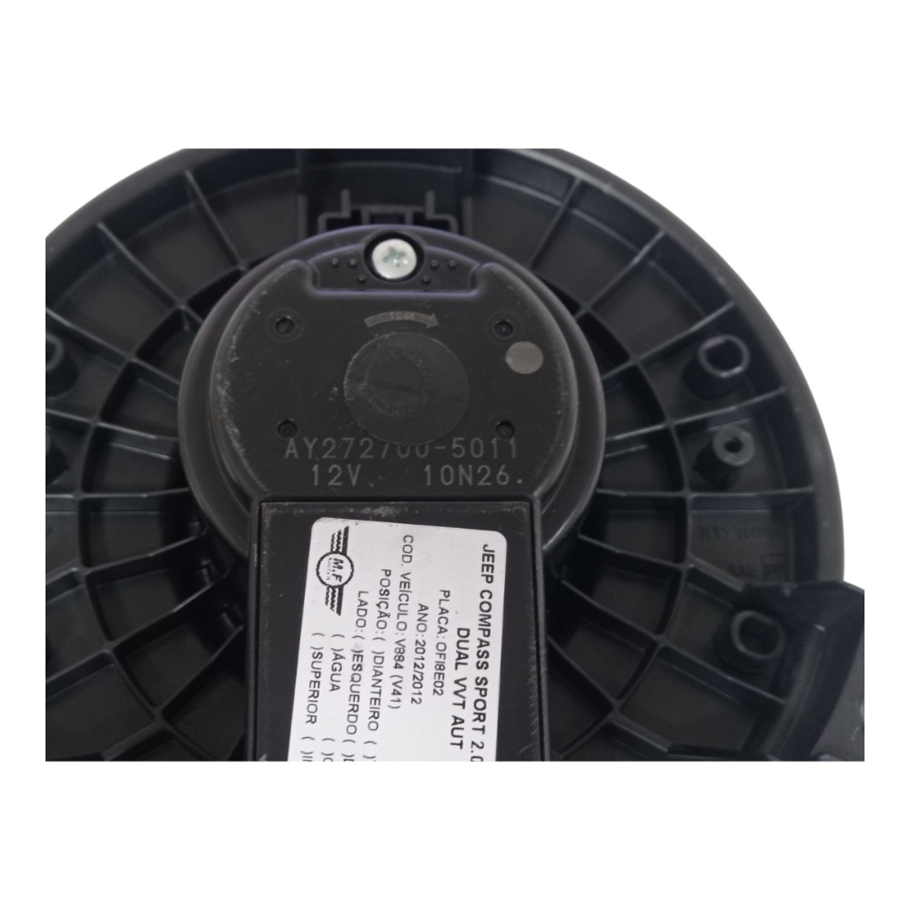 Eletroventilador Caixa Ar Interna Jeep Compass Sport 2012 5