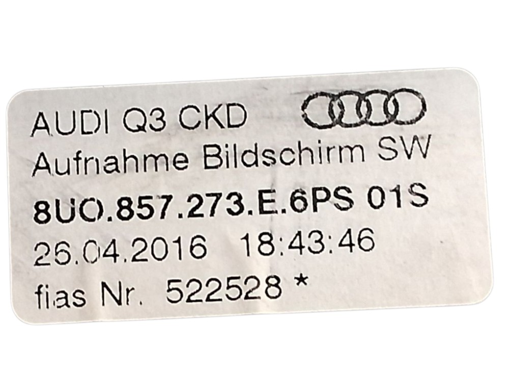 Multimidia Computador Bordo Audi Q3 Tfsi 1.4 16v Turbo 2017 6