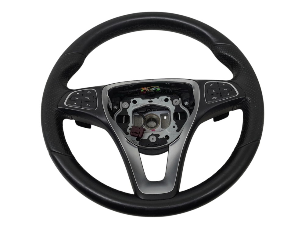 Volante Com Controle Som Mercedes C200 2.0 16v 2016 Preto