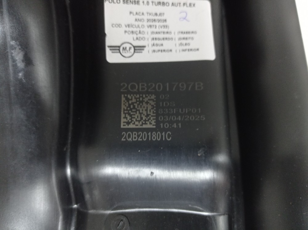 Filtro Canister Volkswagen Polo Sense 1.0 Aut 2026 7
