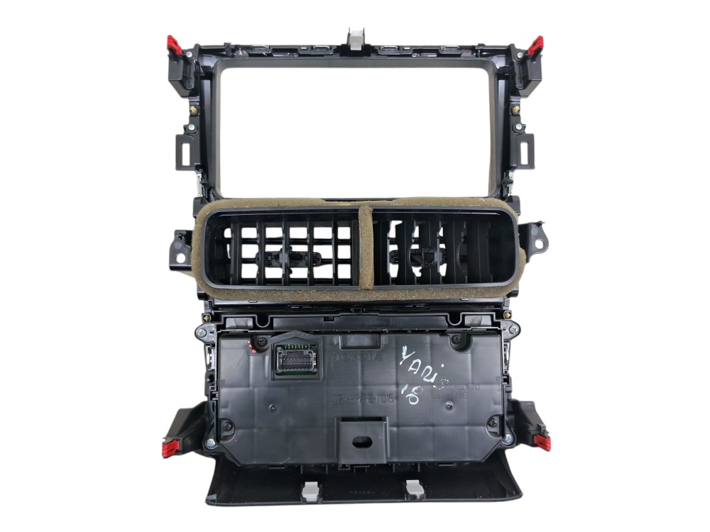 Moldura Console Controle Ar Toyota Yaris Sedan 2018 6