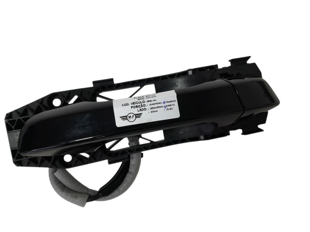 Macaneta Externa Porta Tras Direita Volkswagen Tcross 2024 Preto Traseira 1
