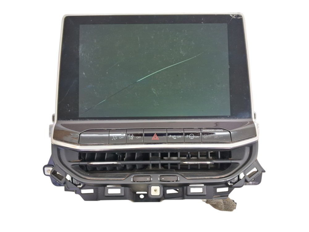 Tela Central Multimidia Jeep Commander Limited 2022 Preto