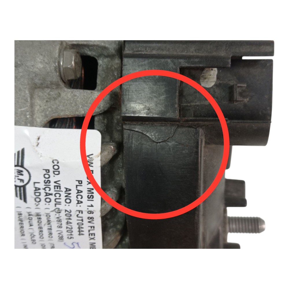 Alternador Volkswagen Fox 1.6 8v Flex Mec 2015 3