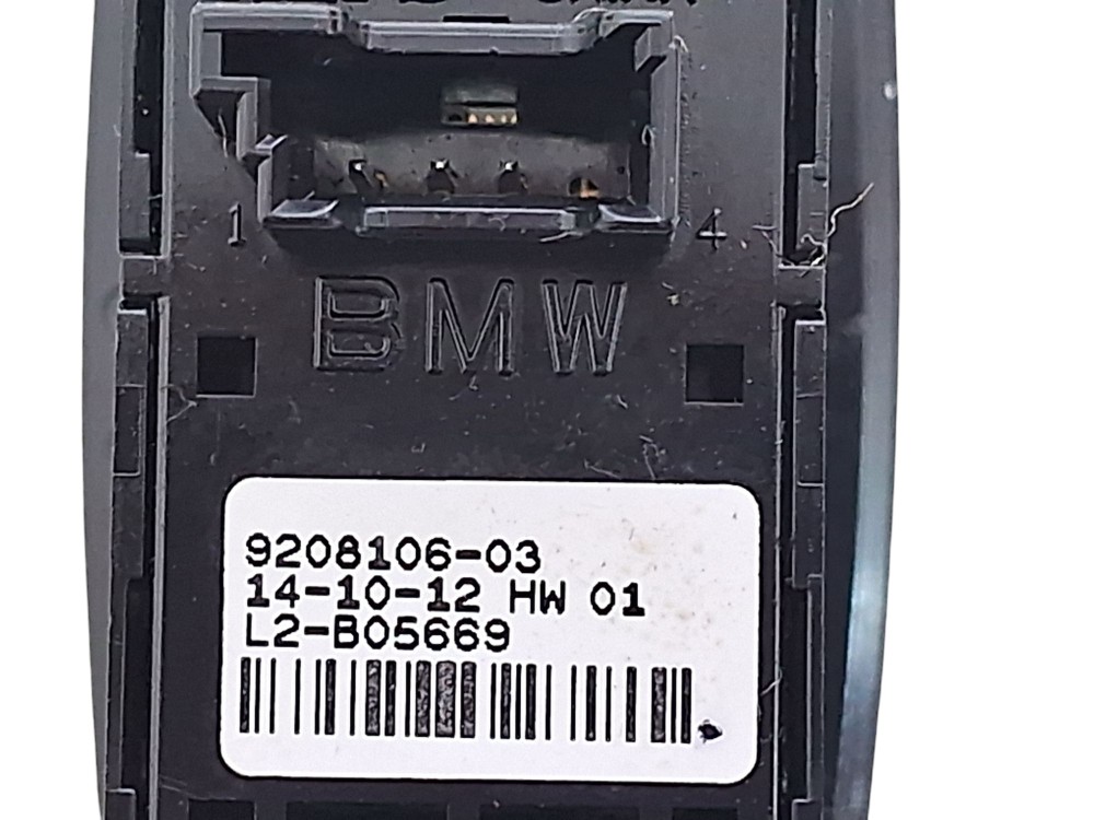 Botao Vidro Traseiro Esquerdo Bmw X3 Xdrive20i 2013 6