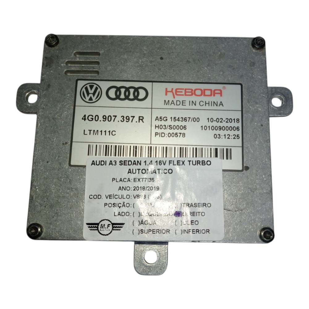 Módulo Reator Farol Xenon Direito Audi A3 Sedan 1.4 Aut 2019 5