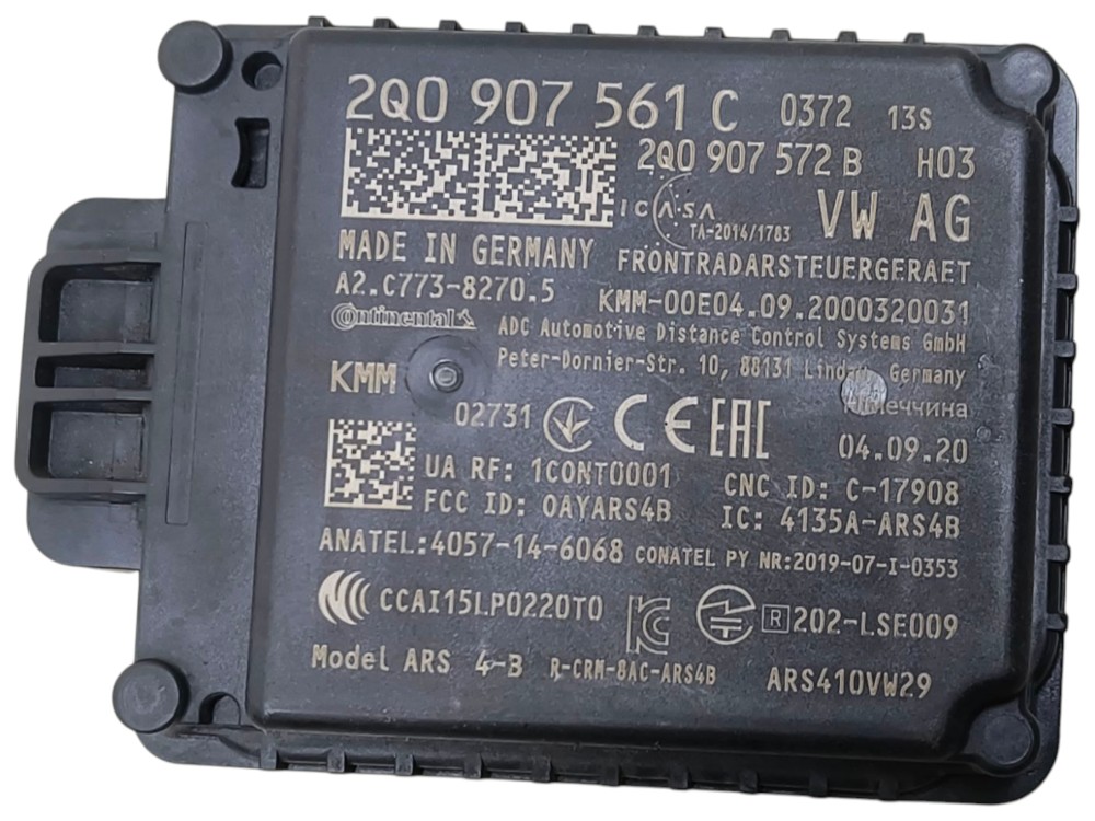 Modulo Acc Sensor Distancia Volkswagen Nivus Highline 2021 4