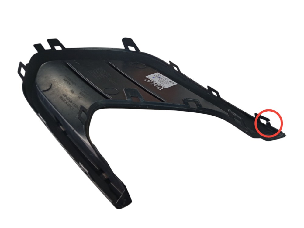 Moldura Parachoque Dianteiro Esquerdo Volkswagen Polo 2026 5