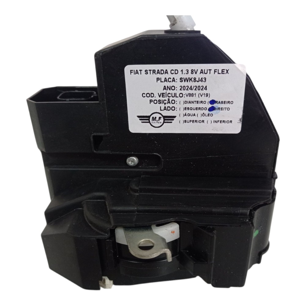 Fechadura Porta Traseiro Direito Fiat Strada Cd 1.3 Aut 2024 2