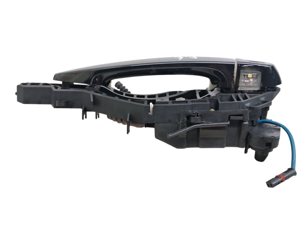 Macaneta Externa Porta Dianteira Esquerda Bmw 116i 2014 Preto Dianteira 3