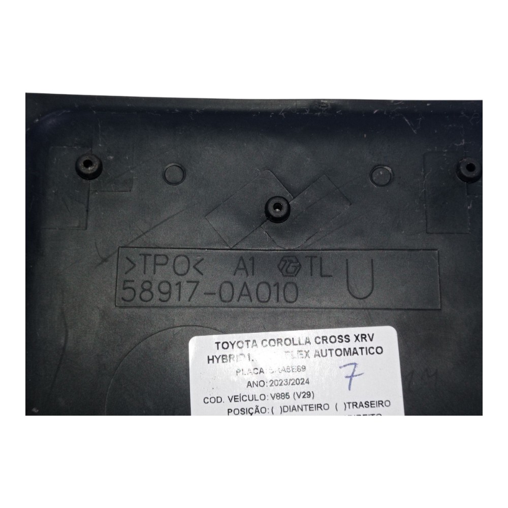 Borracha Console Central Toyota Corolla Cross Xrv 2024 3