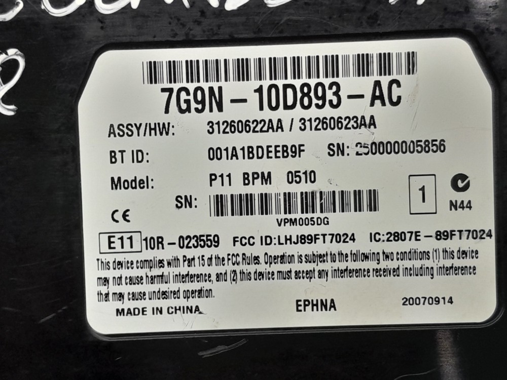 Modulo Bluetooth Land Rover Freelander 2 Se 3.2 6cc Aut 2008 7