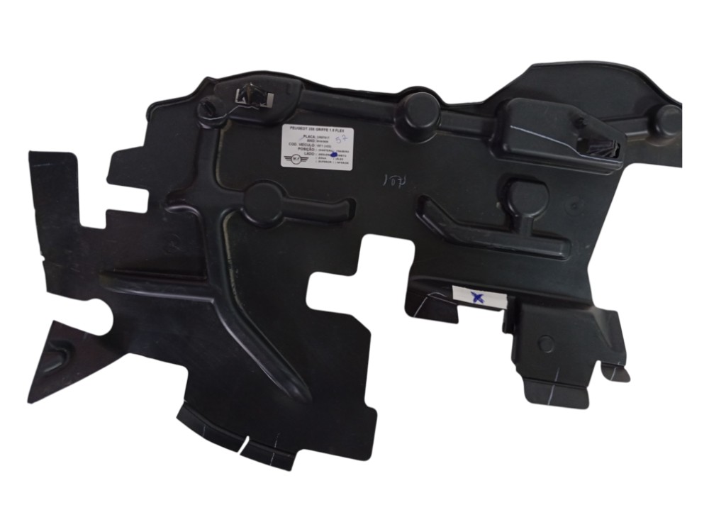 Defletor Ar Radiador Direito Peugeot 208 Griffe 1.6 Aut 2020 4