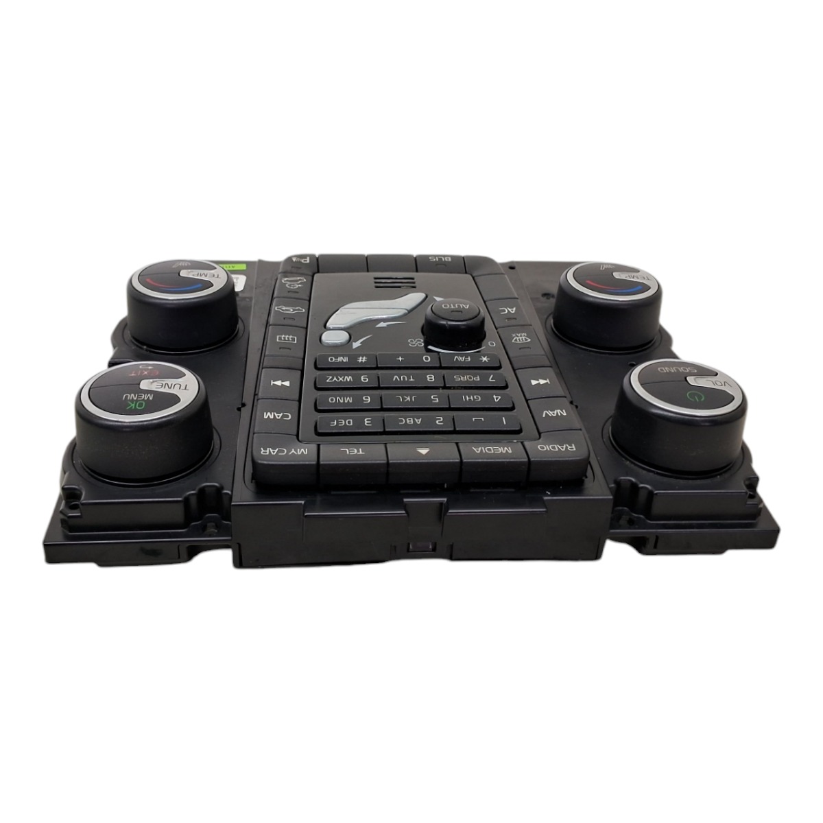 Controle Ar Condicionado Volvo Xc60 2010 Preto 5