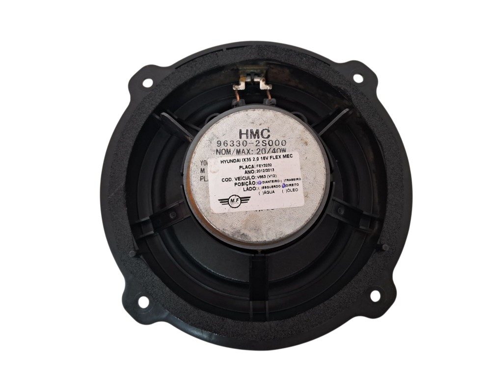 Alto Falante Porta Dianteira Direita Hyundai Ix35 2013 Preto 2