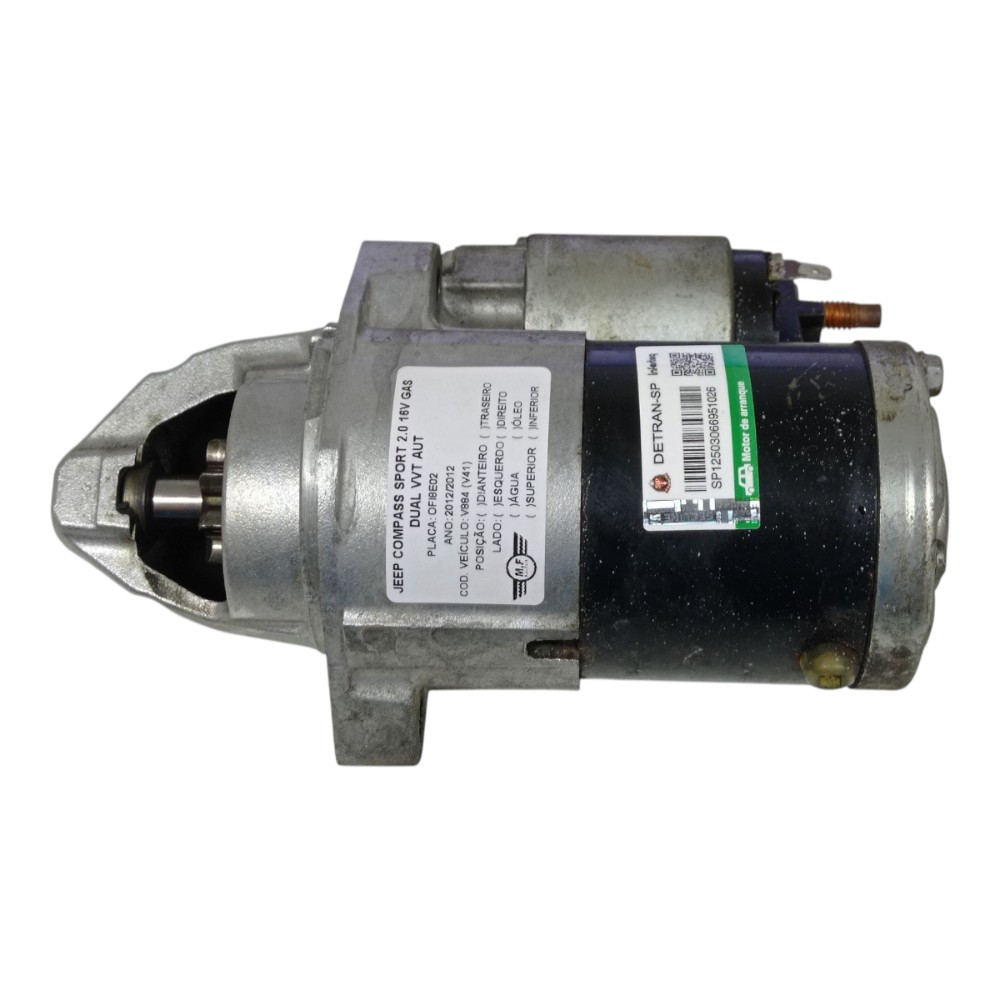 Motor De Arranque Jeep Compass 2.0 Dual 2012