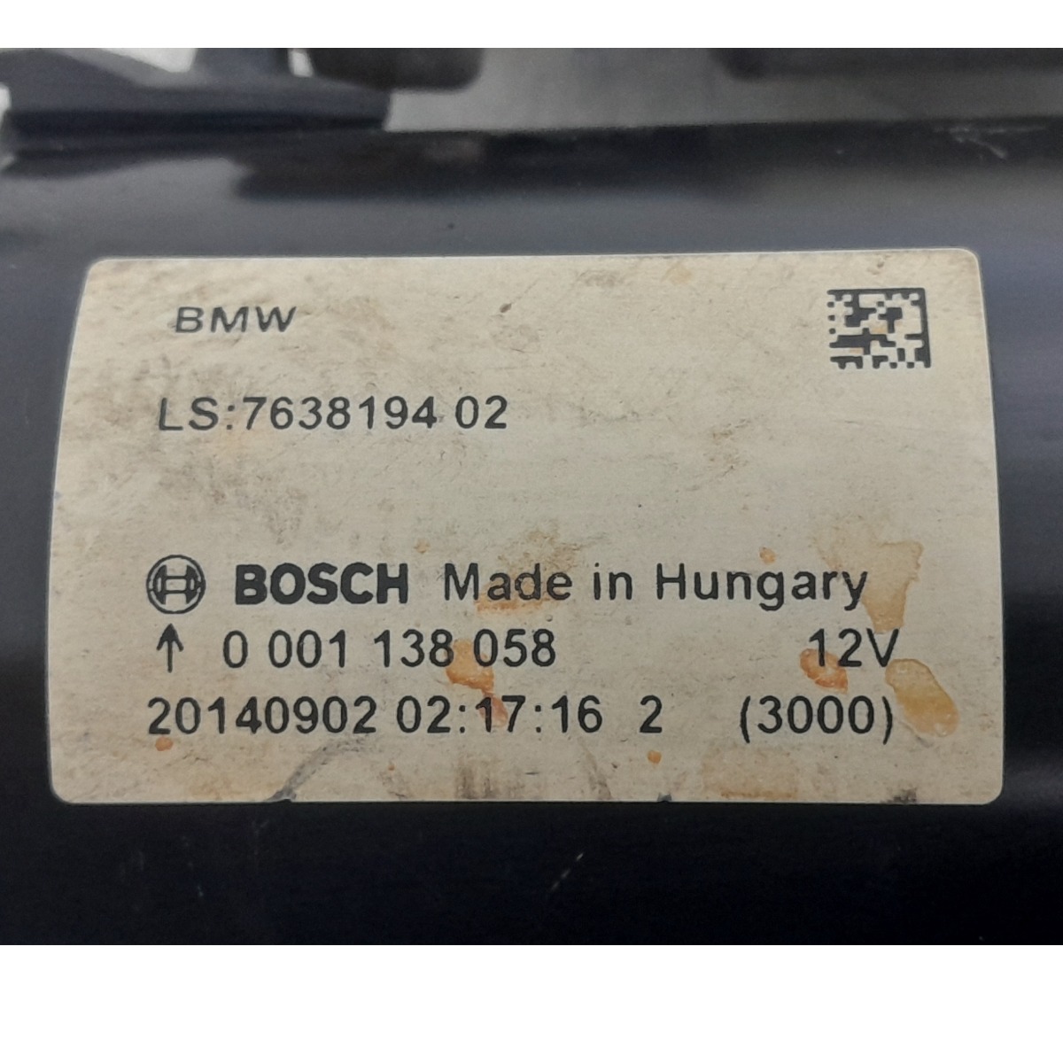 Motor Arranque Bmw X1 Sdrive20i 2.0 16v Flex Aut 2015 7