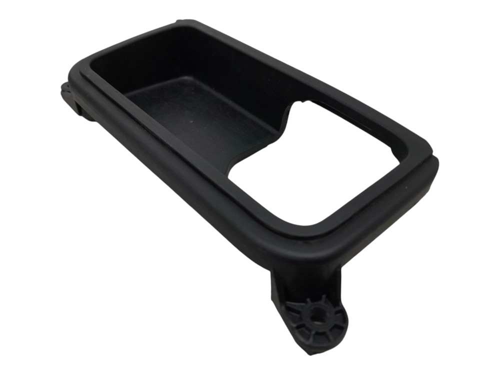 Moldura Maçaneta Interna Porta Traseira Esq Ford Edge 2013 Preto Traseira 3