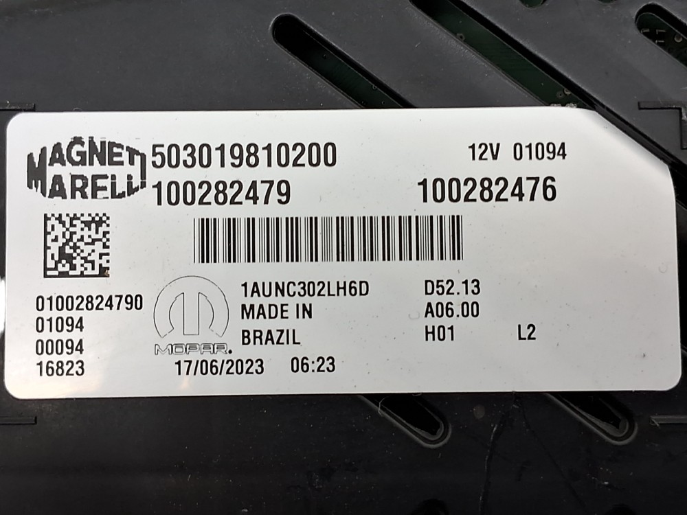 Painel Instrumentos Jeep Renegade Longitude 2024 Preto 8