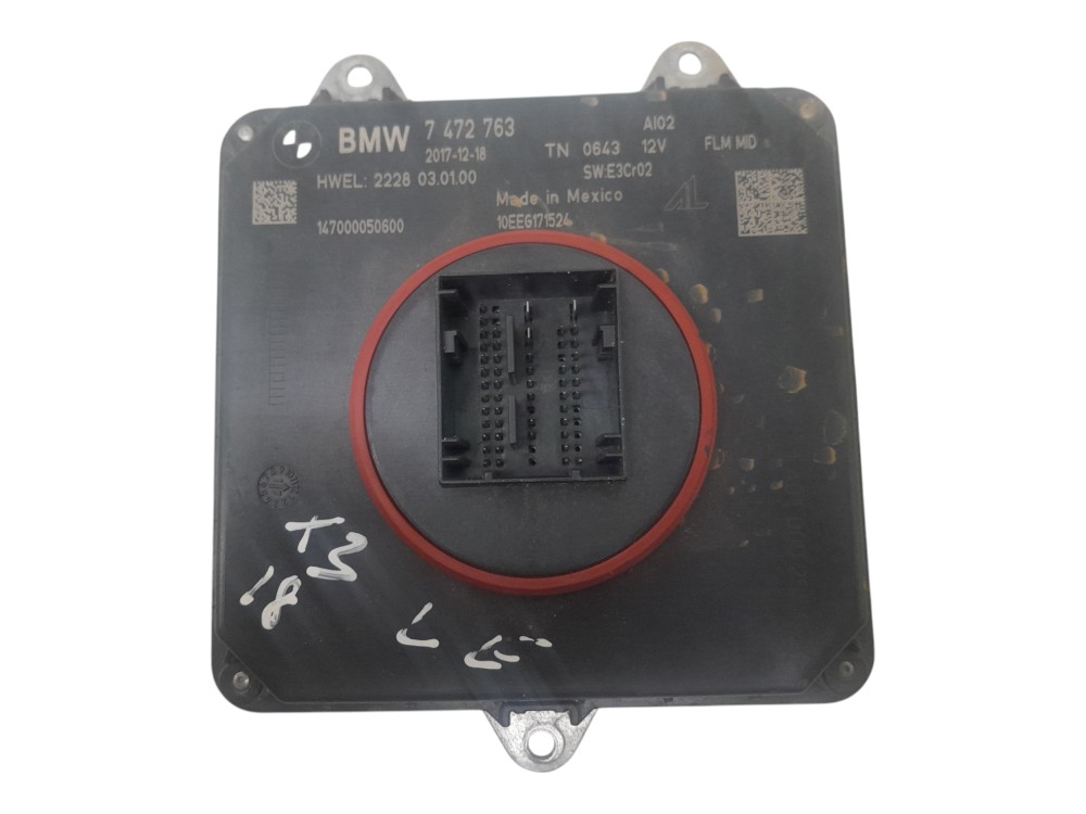 Modulo Reator Farol Esquerdo Bmw X3 2018 2
