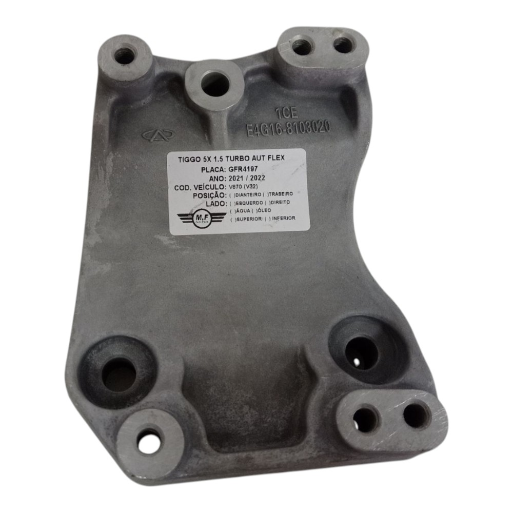 Suporte Compressor Ar Chery Tiggo 5x Txs 1.5 Turbo Aut 2022 1