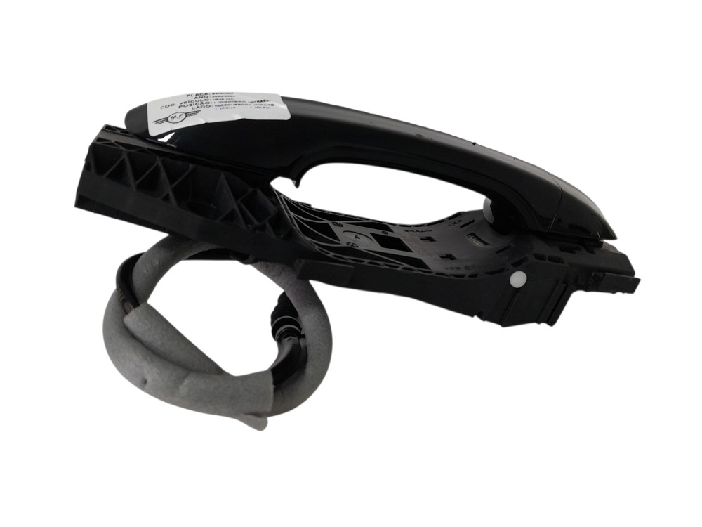Macaneta Externa Porta Tras Esquerda Volkswagen Tcross 2024 Preto Traseira 3
