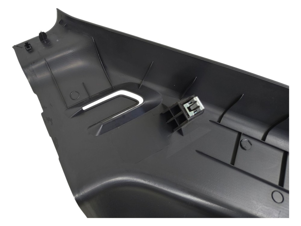 Acabamento Lateral Direito Banco Tras Chevrolet Cobalt 2019 Preto 4