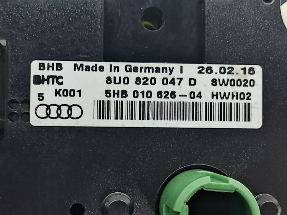 Comando Controle Ar Condicionado Audi Q3 Tfsi 1.4 16v 2017 7