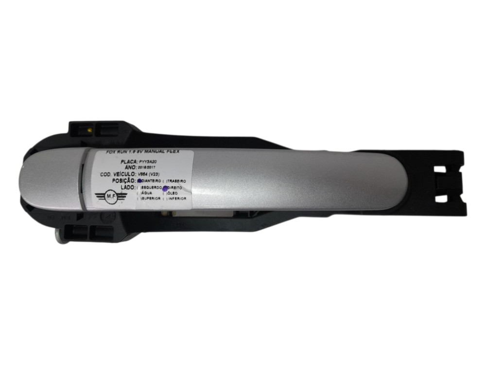Maçaneta Externa Traseiro Direito Volkswagen Fox 1.6 2017 Cinza Traseira