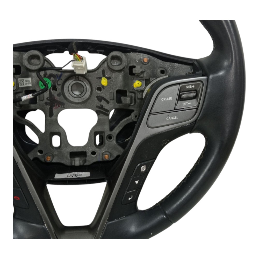 VOLANTE COM CONTROLE DE SOM HYUNDAI SANTA FE 2018 4