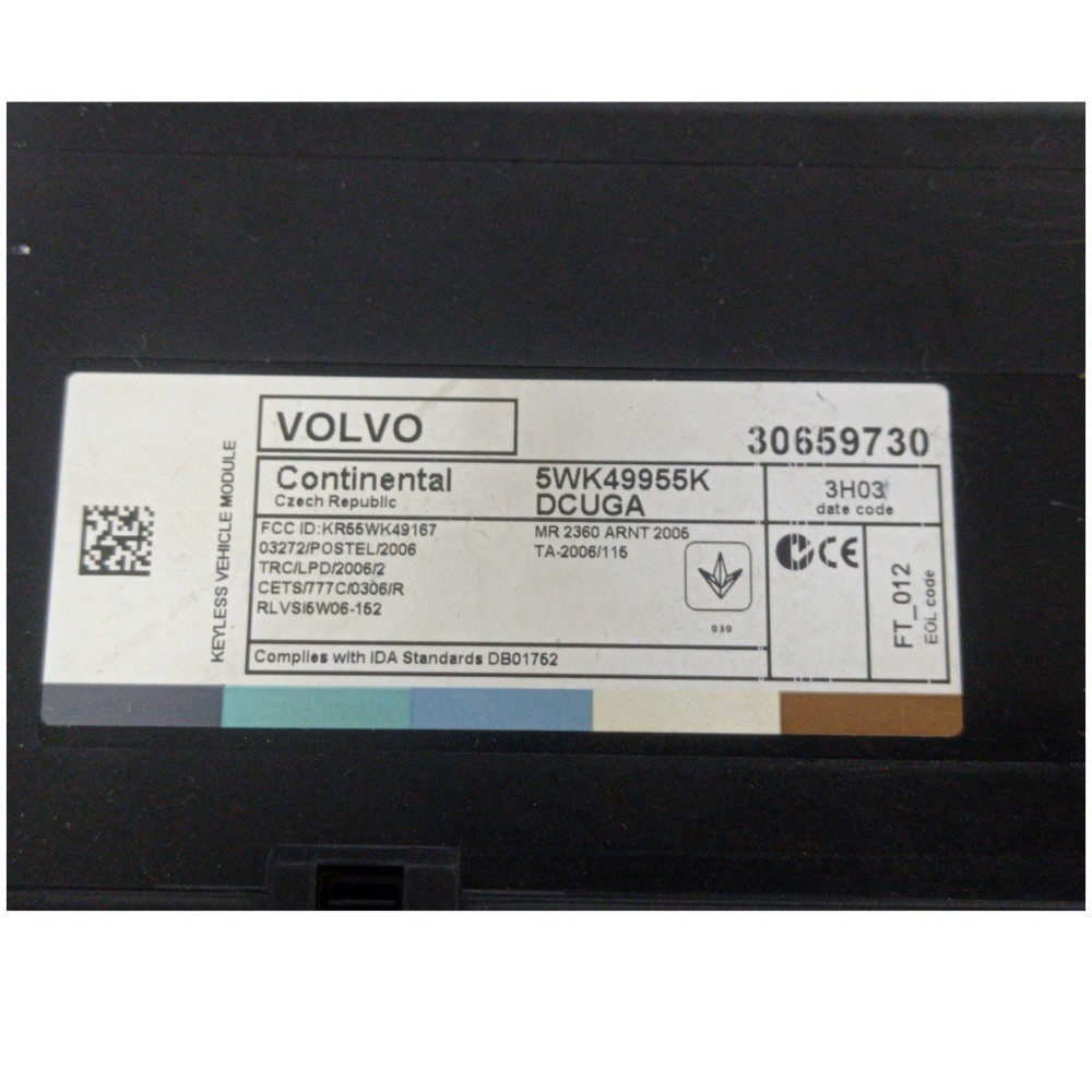 Kit Cold Code Injeção Volvo V40 T4 2.0 16v Turbo At Gas 2014 9