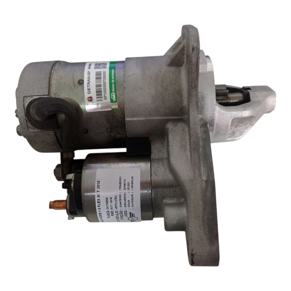 Motor Arranque Nissan Kicks Sv 1.6 16v Flex Aut 2018 4