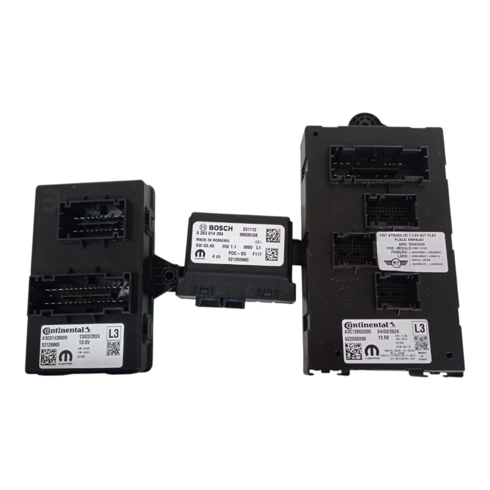 Kit Code Injeção Fiat Strada Cd 1.3 Aut 2024 4