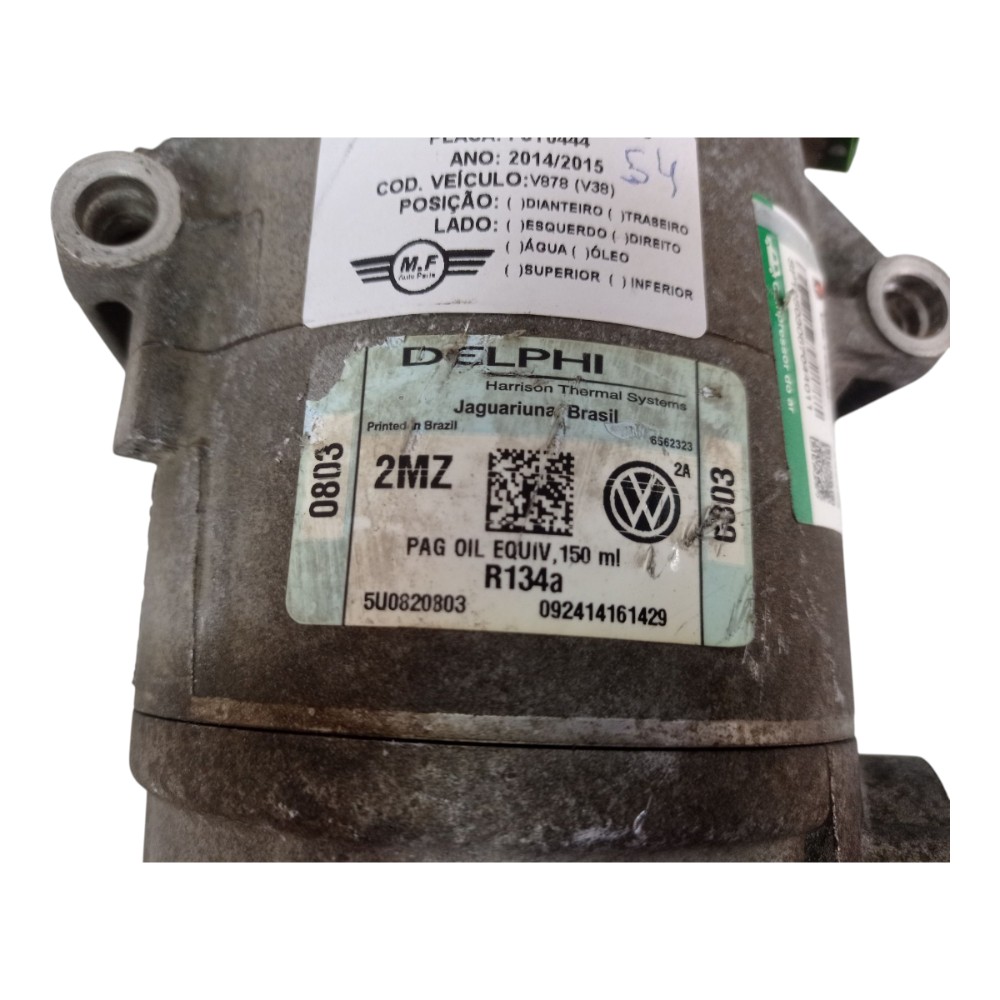 Compressor Ar Volkswagen Fox 1.6 8v 2015 4