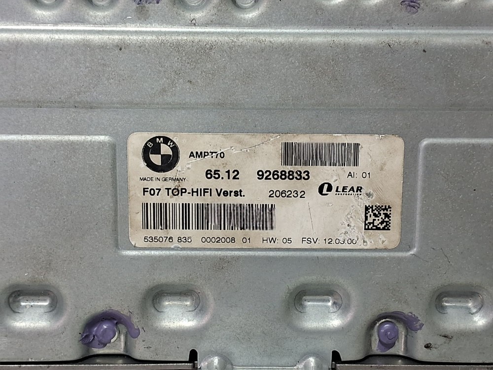 Modulo Som Bmw X5 2013  Cinza 8