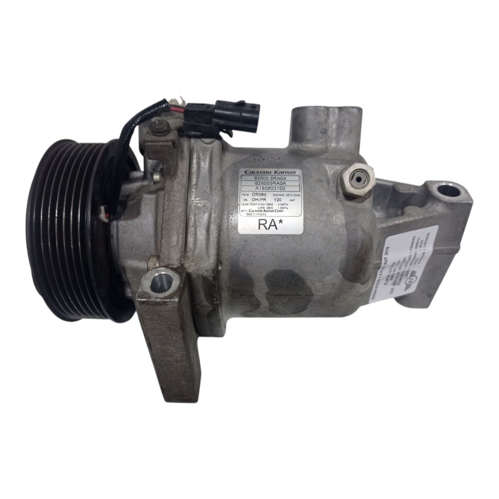Compressor Ar Nissan Kicks Sv 1.6 16v Flex Aut 2018 2